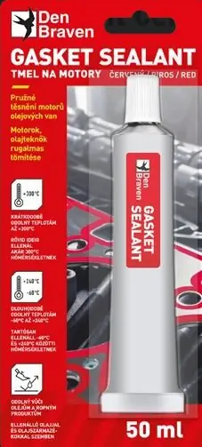 Sezónní Sleva Tmel Gasket sealant 300 °C 50 ml červený