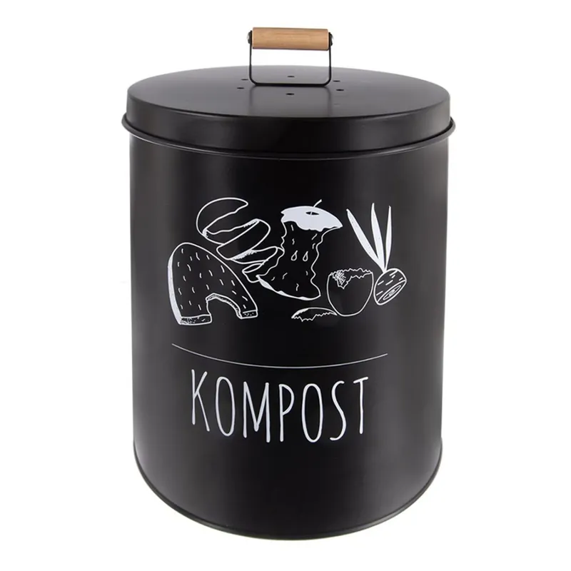 Nejlepší Volba Kompostér plech domácí 8 l BLACK CZ, SK