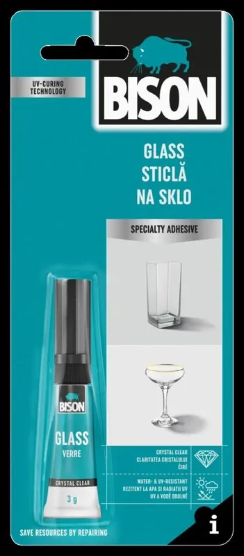 Lepidlo BISON GLASS - lepidlo na sklo 3g Poslední Šance