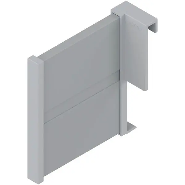 BLUM ORGA-LINE Z43L100S podélné dělení, šedá RAL 9006 Vysoce Kvalitní