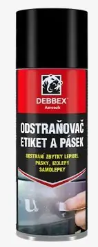 Odstraňovač etiket a pásek 400ml DEBBEX Objednat Nyní