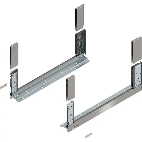 BLUM LEGRABOX free, bočnice výška C, délka 550mm, Inox (Antifingerprint) Bezpečná Platba