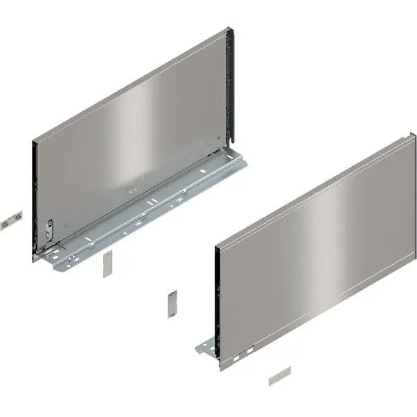 BLUM LEGRABOX pure sada bočnic výška F, délka 450mm, INOX (Anti-Fingerprint) Značkový