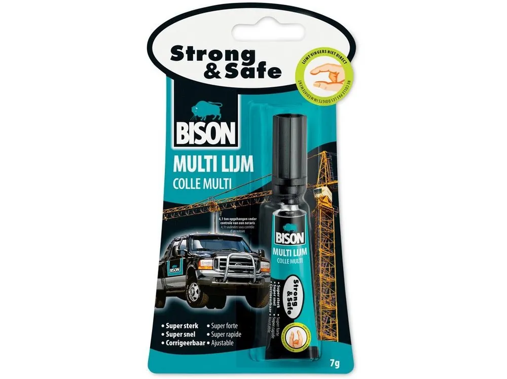 Víkendová Akce Lepidlo BISON STRONG & SAFE 7 ml/g