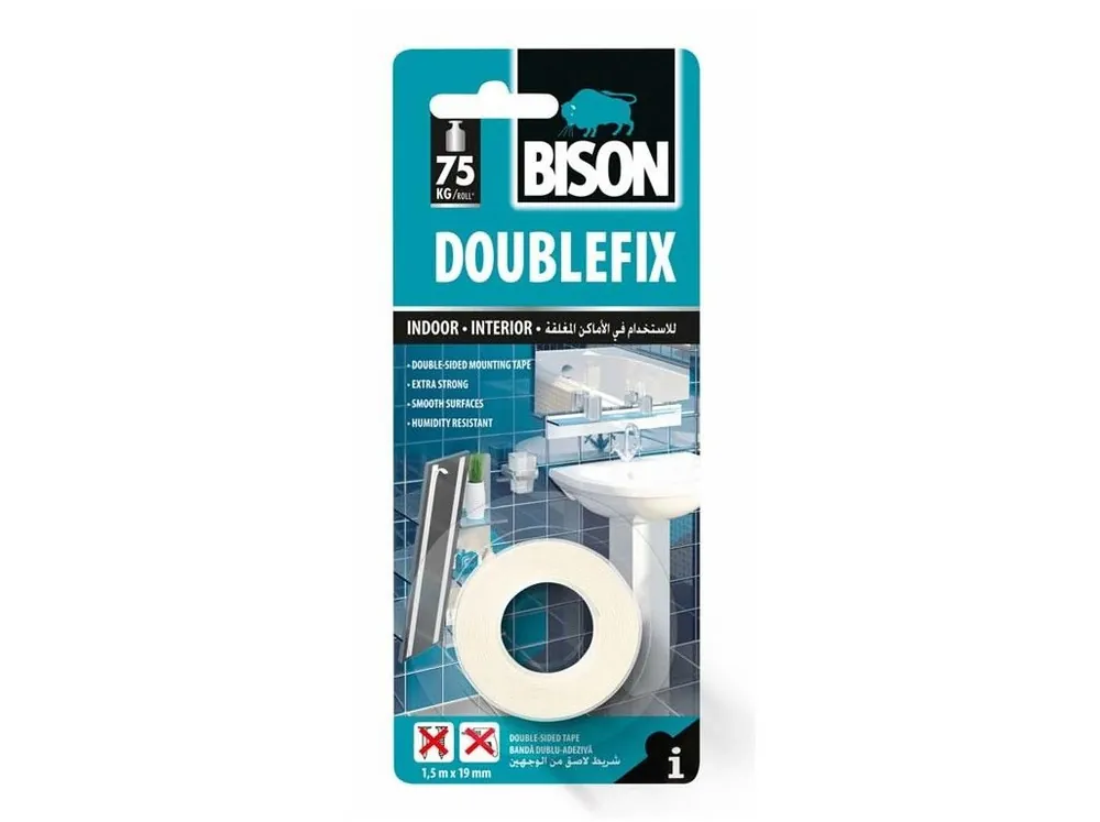 Lepidlo páska BISON DOUBLEfix 1,5 m x 19 mm Koupit Online