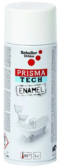 Výprodej Sprej emailový PRISMA TECH ENAMEL na smaltové povrchy Bílá 400 ml