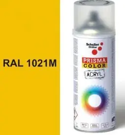 Zlevněný Sprej akrylový PRISMA COLOR RAL 1021 Kadmiově žlutá 400 ml