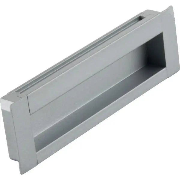 Úchytková mušle Azha šířka 111 mm, zafrézování 106x30x11 mm, hliník stříbrný Speciální Cena