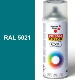 Značkový Sprej akrylový PRISMA COLOR RAL 5021 Vodní modrá 400 ml