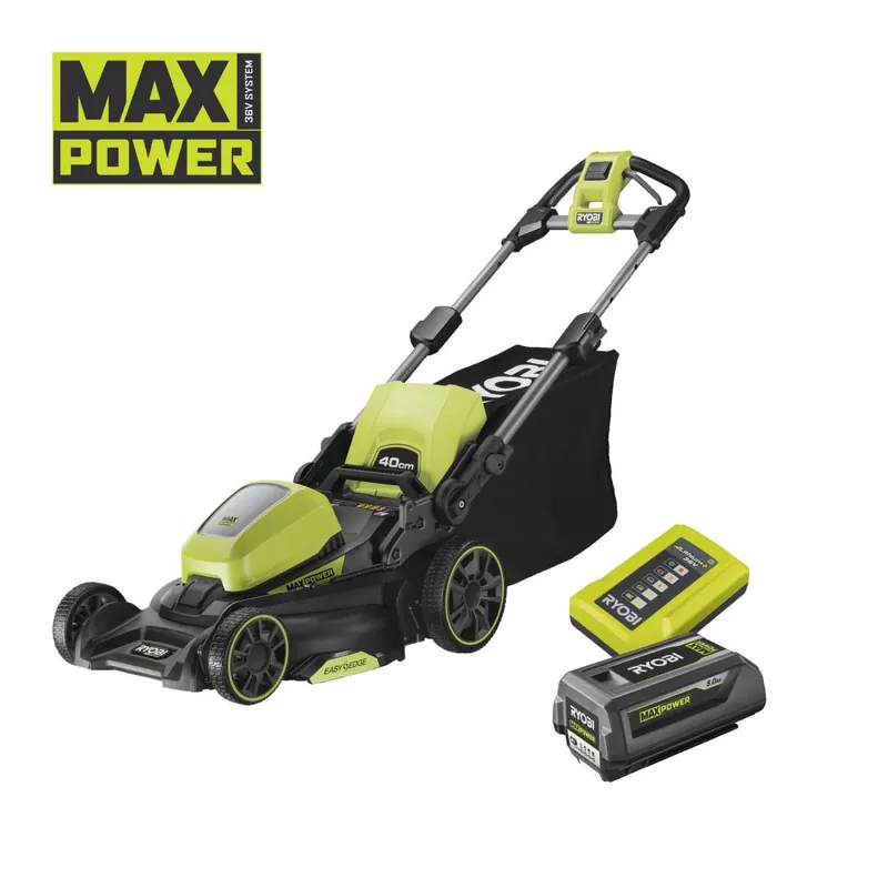 Sekačka na trávu AKU RYOBI RY36LM40A-150, šířka záběru 40cm (včetně baterie a nabíječky) Přímo Od Výrobce