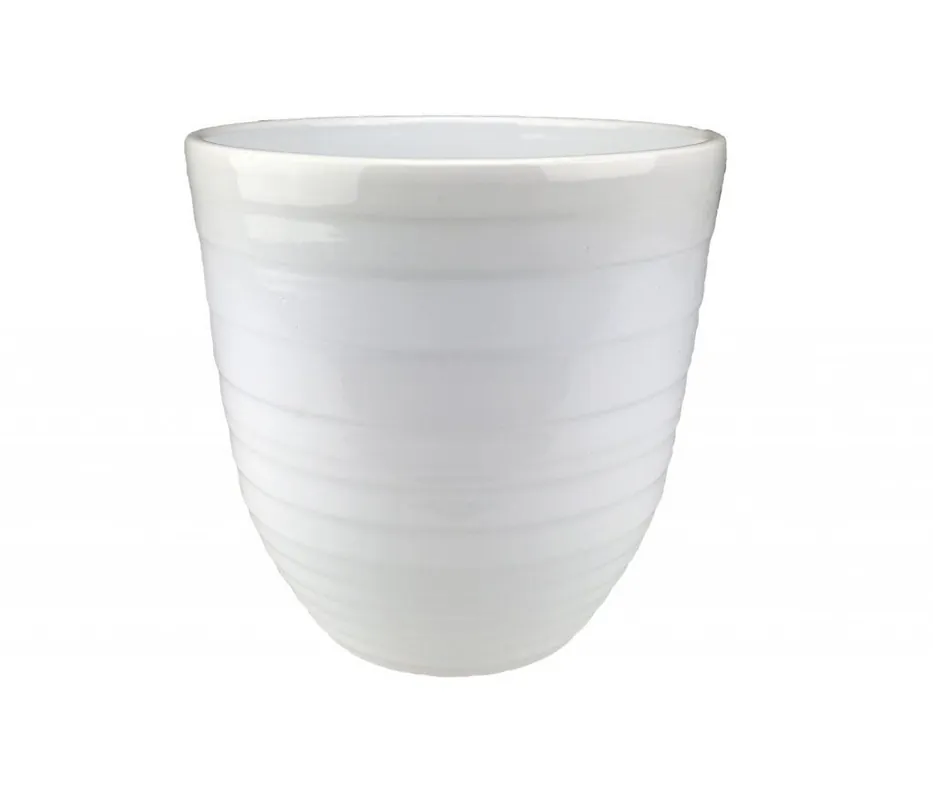 OBAL KERAMICKÝ ORCHID 14 CM BÍLÝ Kup Teď