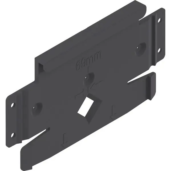 BLUM SERVO-DRIVE flexibilní montážní deska Z10C5005, plastová tmavě šedá Vysoce Kvalitní