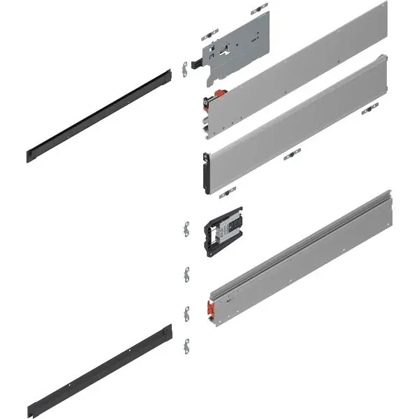 Bezpečná Platba BLUM REVEGO uno sada lišt kapsy 700 mm, levá