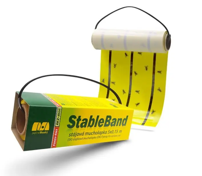 Mucholapka STABLEBAND MINI - stájová 5m; 16x4,5cm; Levný