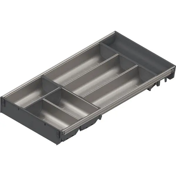 Ověřený BLUM ORGA-LINE příborník, sada misek pro šířku korpusu 800-899 mm,délka 550 mm