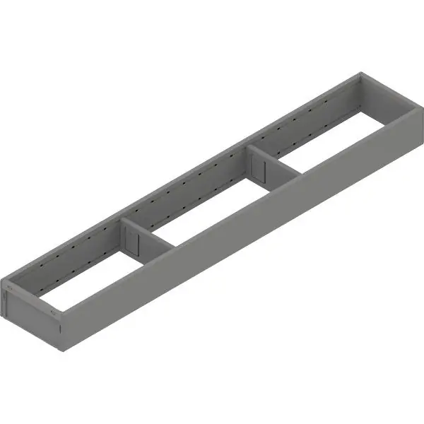 BLUM AMBIA-LINE ZC7S600RS1 úzký zásuvk. rámeček, délka 600mm, ocel indium šedá Oblíbený
