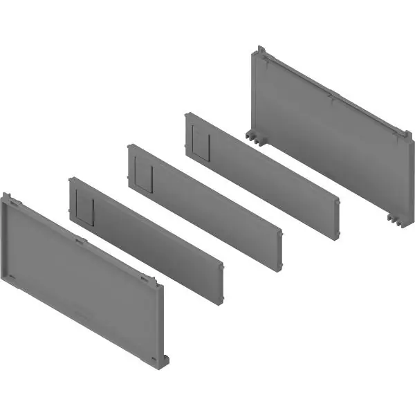 Oblíbený BLUM AMBIA-LINE sada pro uložení lahví, šířka 200mm, plast indium šedá