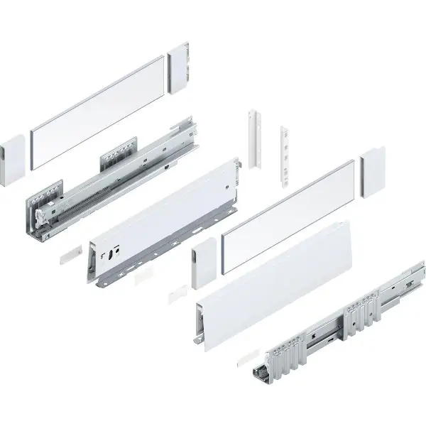BLUM MERIVOBOX sada výška E-Boxcover, BLUMOTION B, 40kg, délka 350, hedv. bílá Ověřený