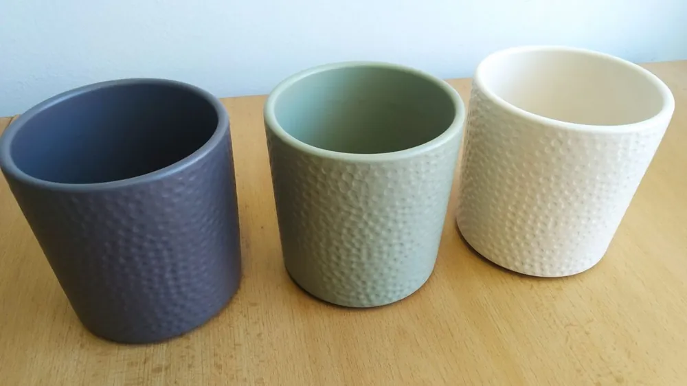 Obal keramický válec pr. 12 cm mix barev Nová Kolekce