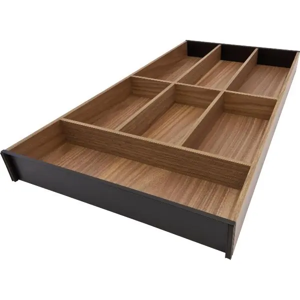 Horká Nabídka BLUM AMBIA-LINE ZC7S650BH3 příborník délka 650mm, šířka 300mm, ořech Tennessee