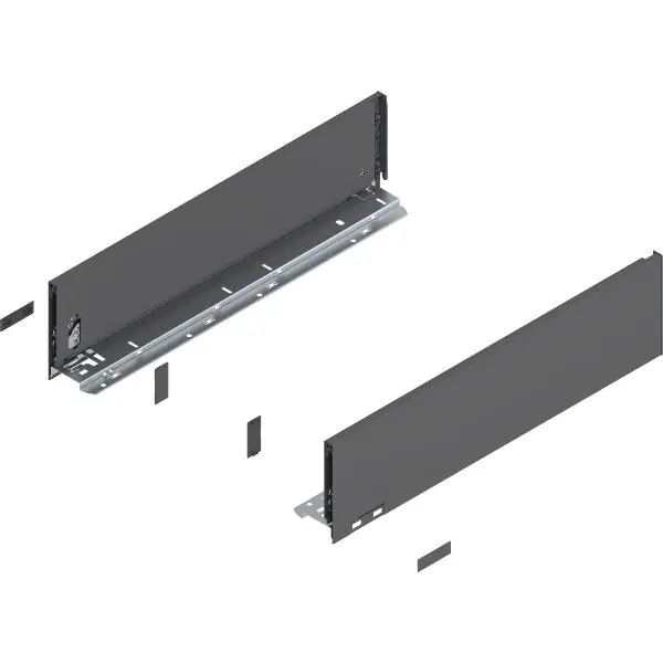 BLUM LEGRABOX pure sada výška K, TIP-ON, 40kg, délka 350, orion šedá Dokud Zásoby Vydrží