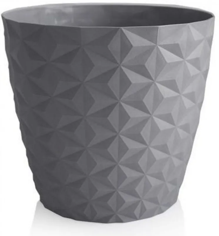 Obal CRYSTAL mat 16cm šedá Zlevněný