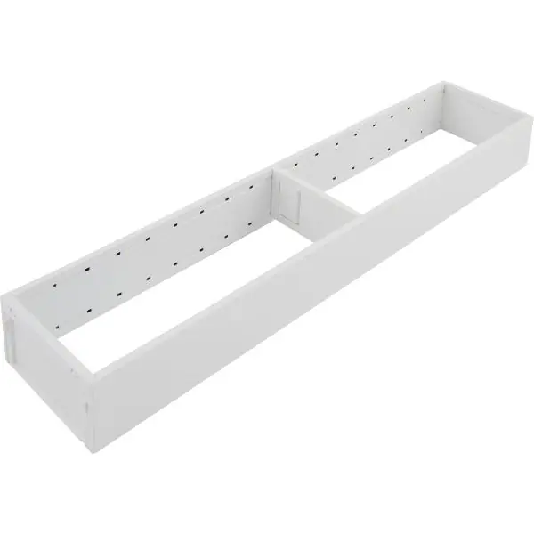 BLUM AMBIA-LINE ZC7S450RS1 úzký zásuvk. rámeček, délka 450mm, ocel hedvábně bílá Zlevněný