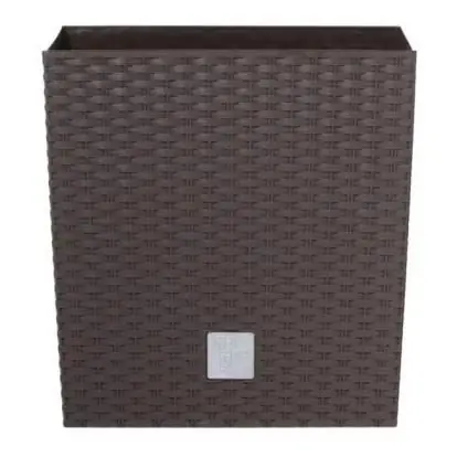 Květináč obal ratanový RATO LOW 32,5x32,5 cm hnědá Akce