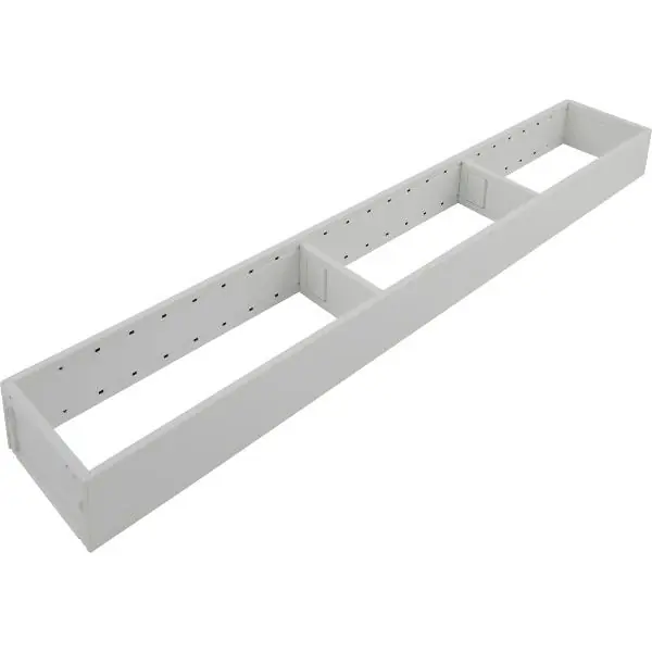 BLUM AMBIA-LINE ZC7S650RS1 úzký zásuvk. rámeček, délka 650mm, ocel hedvábně bílá Super Cena