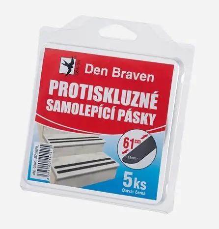 Páska protiskluzná 19 mm x 61 cm (balení 5 ks pásek - cena za balení) Víkendová Akce
