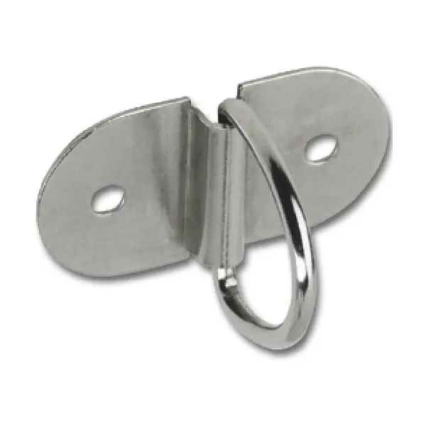 Vrácení Zdarma Destička s úchytem 48 x 24 mm, ocel poniklovaná