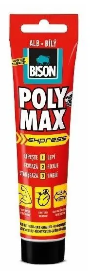 Lepidlo BISON POLY MAX express white 165 g Originální