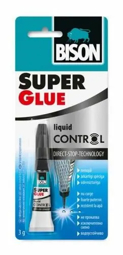 Lepidlo BISON SUPER GLUE CONTROL 3 g Must-Have
