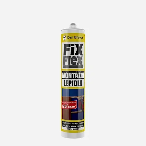 Lepidlo montážní, bílá, 280 ml, FIX FLEX kartuše Poslední Šance