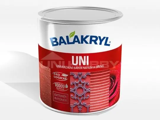 Speciální Cena Barva vodou ředitelná UNI LESK 0620 (0.7) Balakryl žlutý
