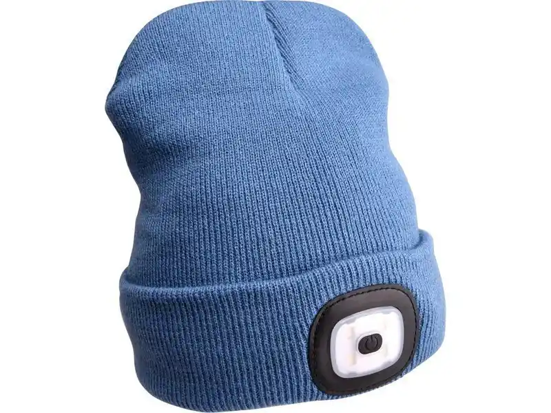 Čepice s čelovkou modrá Výhodná Nabídka