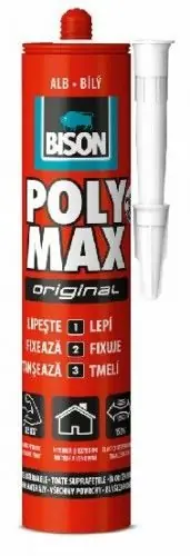 Lepidlo BISON POLY MAX orifinal whiter 465g kartuš Doprava Zdarma