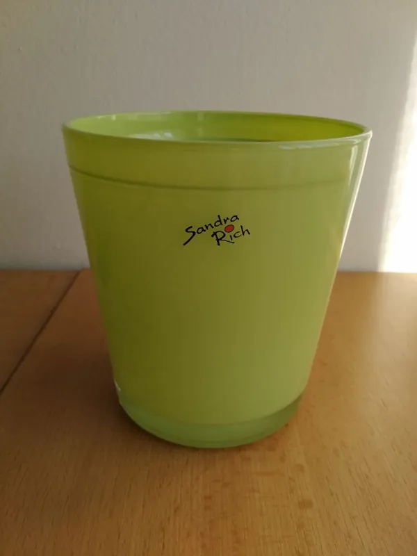 Obal sklo Orchid zelený v13,5 cm Sezónní Sleva