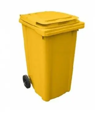Popelnice 120 l UH kolečka žlutá Expresní Doručení