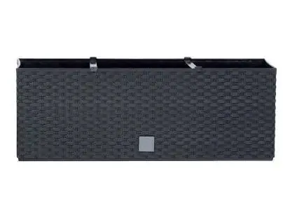 Truhlík samozavlažovací ratanový RATO CASE 50 cm antracit Novinka