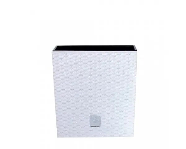 Top Prodej Květináč obal ratanový RATO LOW 32,5x32,5 cm bílá