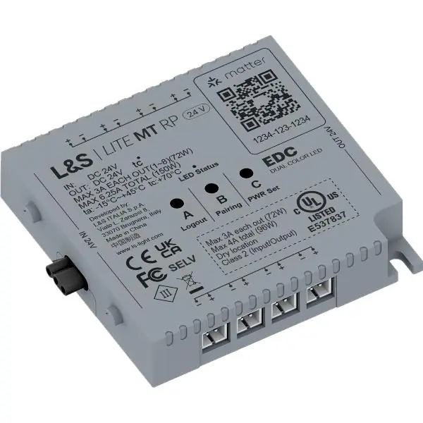 Dokud Zásoby Vydrží L&SŘídicí modul MEC Lite RP MATTER DualColor 24 V/DC
