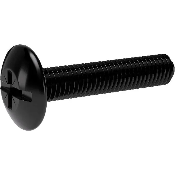 Speciální šroub SO Oval 4/5/6, pro držák šatní tyče, M6 × 30 mm, ocel černá Značkový