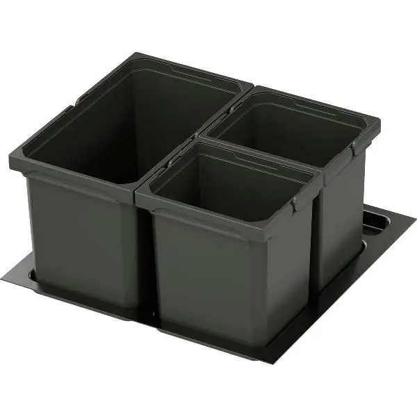 Víkendová Akce VS ENVI Free Plus systém třídění odpadu KB 600/výška 256 mm 1 x 16/2 x 7 l lava