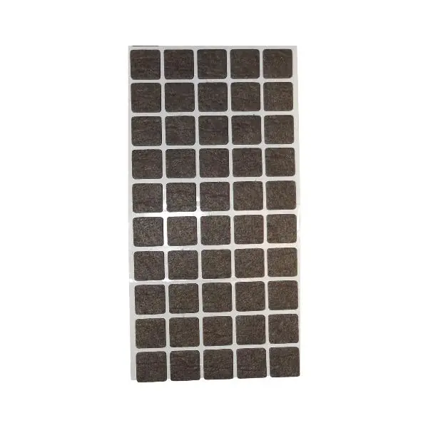 Plstěné kluzáky 20 x 20 x 3 mm samolepicí hnědé Jen Po Omezenou Doba