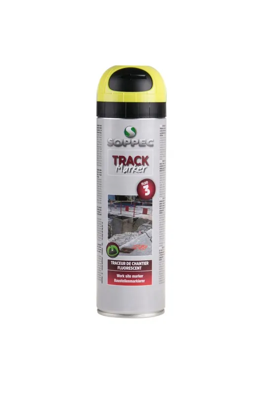 Sprej fluorescenční TrackMarker 500ml žlutý Vysoce Kvalitní