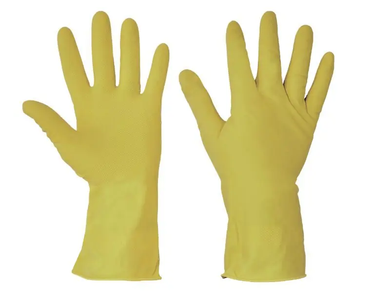 Ověřený Rukavice latexové pro domácnost, velurová úprava vnitřku STARLING vel. 7