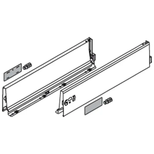 BLUM TANDEMBOX antaro bočnice pravá K, délka 500 mm, ocel hedv. bílá Výprodej