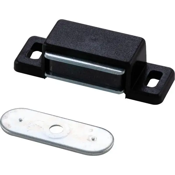 Výprodej Magnetická západka Type 6, přídržná síla 6 kg, plast, černá