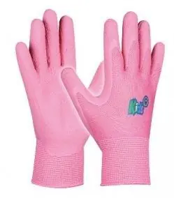 Rukavice dětské pracovní KIDS PINK velikost 5 - blistr Expresní Doručení